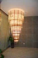 luxury glass chandelier