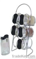 Glass cruet set