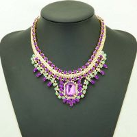 2014 NewHot-Sell Women Beaded Charm Necklaces 