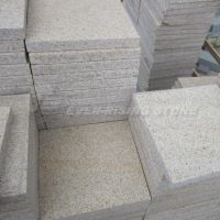 Beige Granite Tile, Beige Granite Paving Stone, Bush Hammered