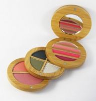 cosmetic bamboo compact