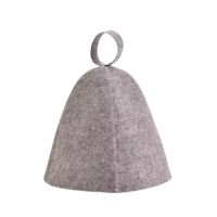 Felt Cotton Japan Sauna Hat Solid Color Washable Sauna Cap Russia Banya Hat Bonnets for Wholesale