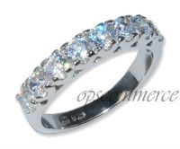 A high quality cubic zirconia collection WITH rhodium finished