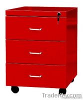 Cheap Factory sale mart movable metal pedestal drawer cabinet