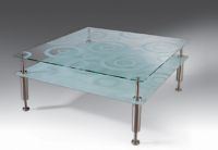 glass coffee table