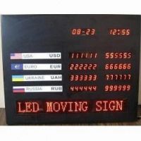 Money Exchange Rate Board