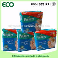 Extrathin Soft &amp; Breathable OEM Disposable Baby Diaper in Vecro Type and Big Waist Band