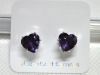 Heart shape scalar energy magnet acupuncture slimming earrings