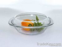 Borosilicate glass casserole