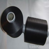 Dope dyed polyester filament yarn