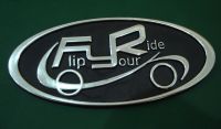 Flip your ride car emblems and stickers