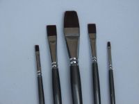 nylon flat painting brush