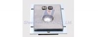 Stainless steel trackball for industrial, public kiosk