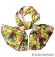 Digital Printing Silk Charmeuse Scarf