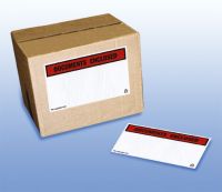 "Document Enclosed" self adhesive envelopes