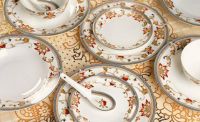 Shell-porcelain Peachblossom Tableware
