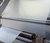 polyurethane film for laminating with fabrics