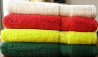 Cotton Terry Towels with Border