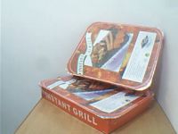 disposable BBQ grill, instant BBQ gril, charcoal aluminum grill From Hong Kong