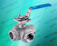 three way stainless steel ball valve