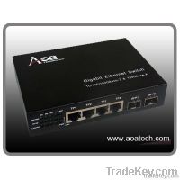 Optical Switch with 2SFP + 4RJ45