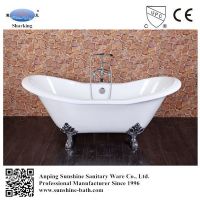 Hot sale freestanding cast iron bathtub