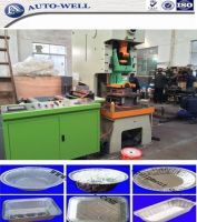 Aluminium foil food container making machine