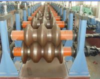 Highway guardrail roll forming machine