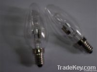 Halogen energy saving lamp C35 E27