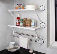 Tow layers bath shelf