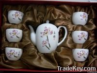 7 pc Chinese  porcelain tea sets, tea pot, tea cups, giftwares, souvenirs,