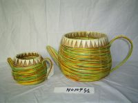 Grotesque Rattan Basket