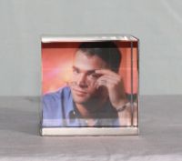 crystal photo frame