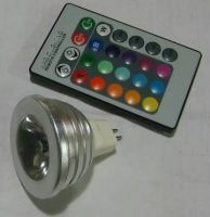 Brand New 1*3W RGB- MR16 High Power LED SpotLight .Lighting Project From China