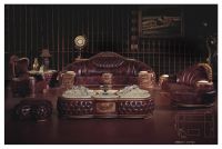 leather sofa