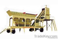 Mobile concrete batching plant