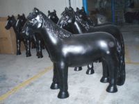 Fibre Glass Cartoon Little Sized Horse