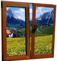 Aluminum Wood Composite Window And Door