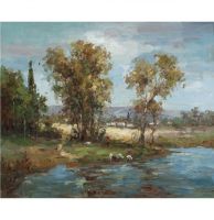 Sell landscape oil painting