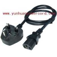UK power cord, UK plug cord, BSI power cord From China