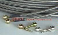 Stainless steel braided brake hose