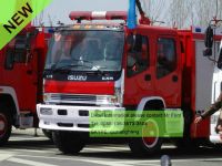 Isuzu ftr fire engine fire rescue tanker truck From China