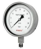 Precision Test Pressure Gauge (All Stainless Steel Type)