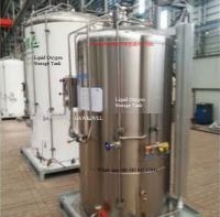 storage tank for liquid oxygen/liquid nitrogen