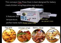 Conveying Gas Pizza Oven From China