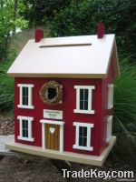 wooden bird house