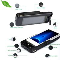 solar battery charger case 3000mah for I5 phone