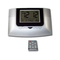 Big Wall Clock With Indoor Temperature