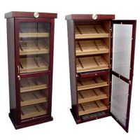 wooden display cigar cabinet