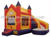 Inflatable Castle With Curve Wet/Dry